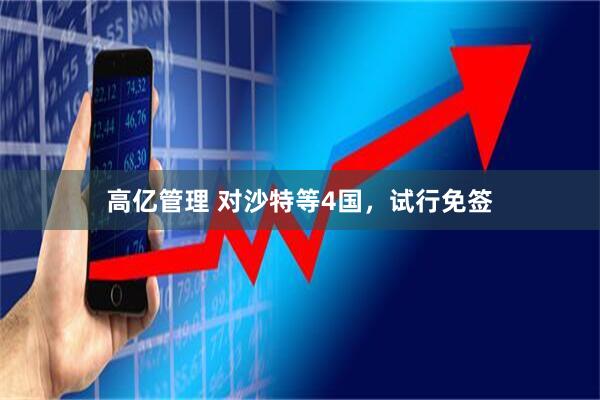 高亿管理 对沙特等4国，试行免签